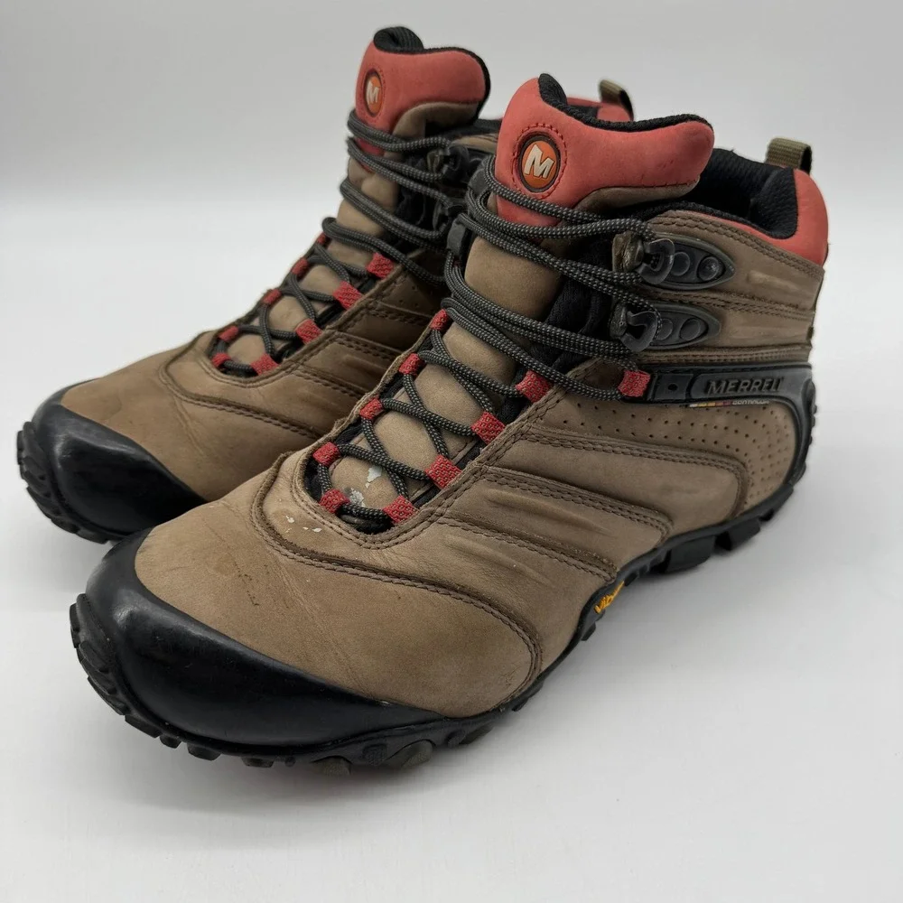 Merrell Chameleon II Waterproof‎ Mid Mens 10 Hiking Boots Gorpcore Outdoor Cabin